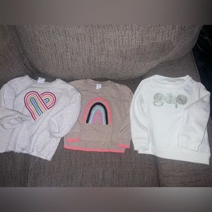 3T Baby Gap bundle 2 Sweatshirts and 1 Sweater